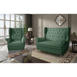 Набор мягкой мебели Eltap Aros 2+1 Solid 39 (Moss Green)