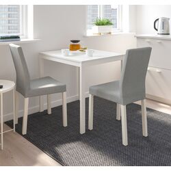 Masa extensibila Ikea Vangsta 80/120x70cm (Alb) Thumb