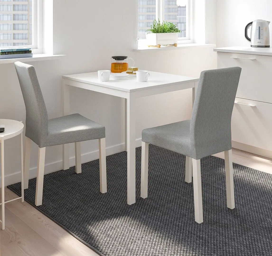 Masa extensibila Ikea Vangsta 80/120x70cm (Alb)