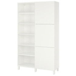 Комбинированный шкаф Ikea Besta/Lappviken/Stubbarp 120x42x202 (Белый) Thumb