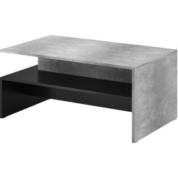 Журнальный столик Helvetia Baros №99 (Concrete Light/Black) Thumb