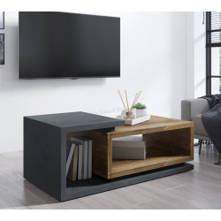 Masa pentru reviste Helvetia Bota №97 (Spruce Appenzeller/Matera Anthracite)