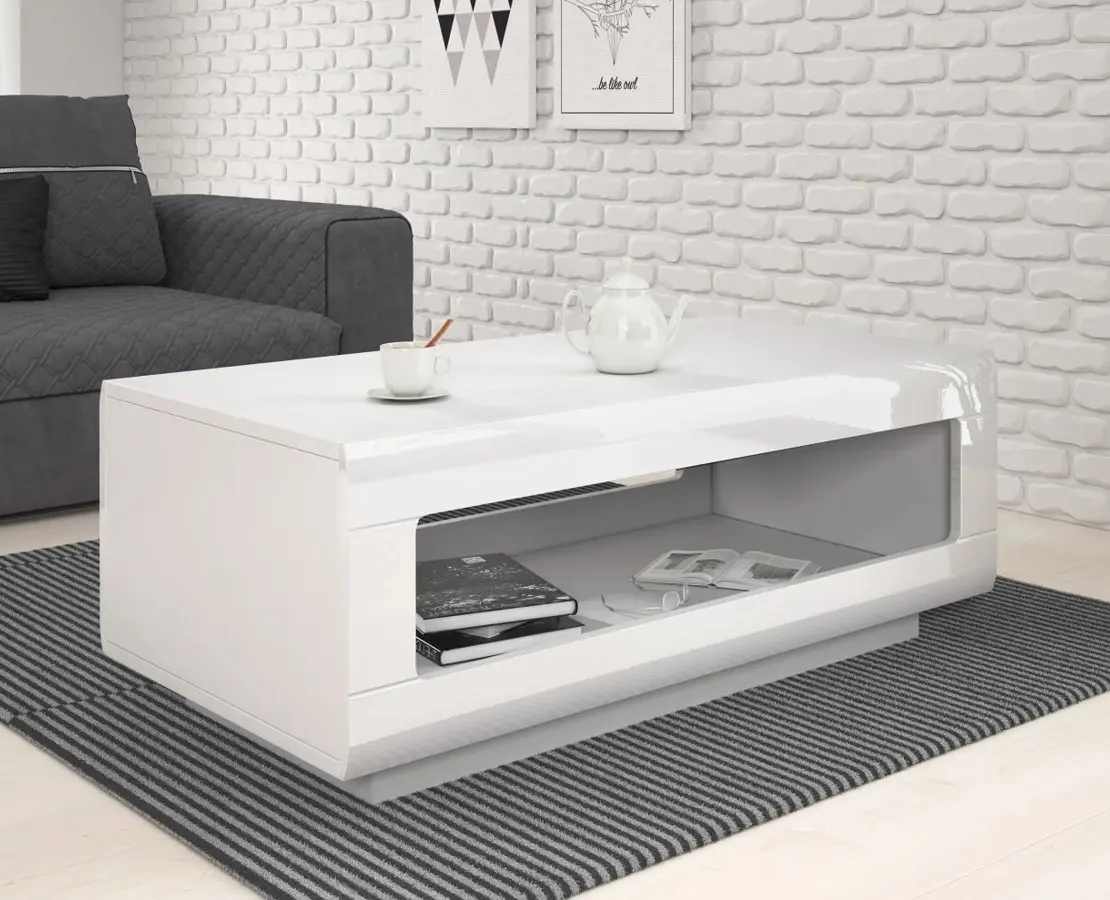 Masa pentru reviste Helvetia Tulsa Nr.99 (White)