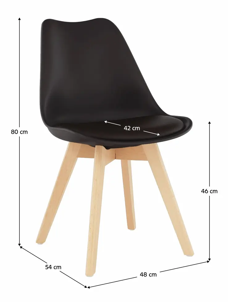 Стул Mobhaus Bali 2 New (Dark Brown/Beech)