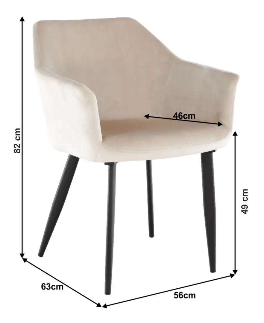 Стул Mobhaus Odovel (Beige)