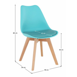 Стул Mobhaus Bali New (Menthol/Beech) Thumb