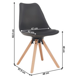 Scaun Mobhaus Etosa (Dark Gray) Thumb