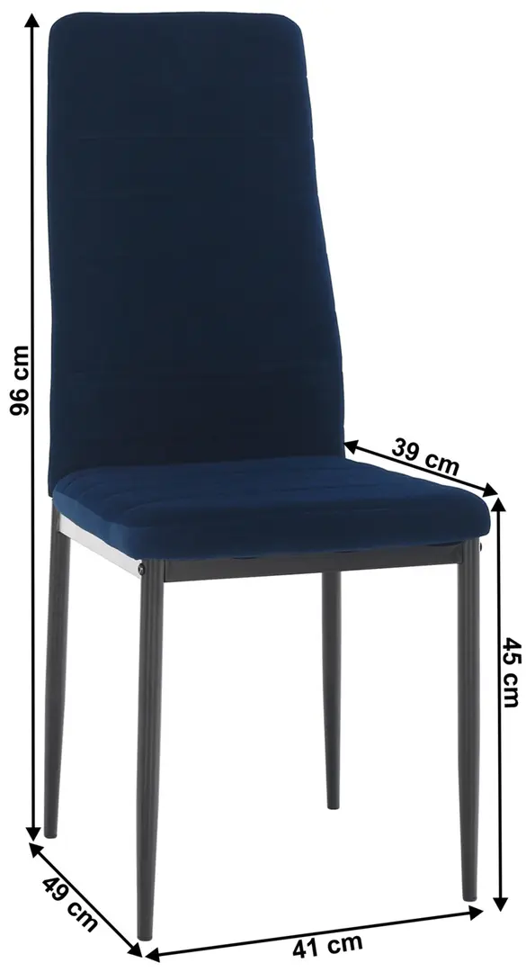 Scaun Mobhaus Coleta Nova (Blue/Black)