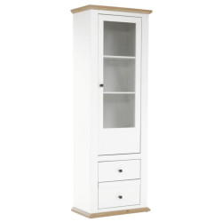 Витрина Tempo Kondela Leon MZ4 (White/Grand Oak) Thumb