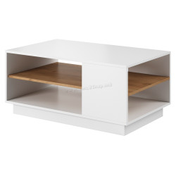 Журнальный столик Mobhaus Trio (White/Craft Oak Gold)