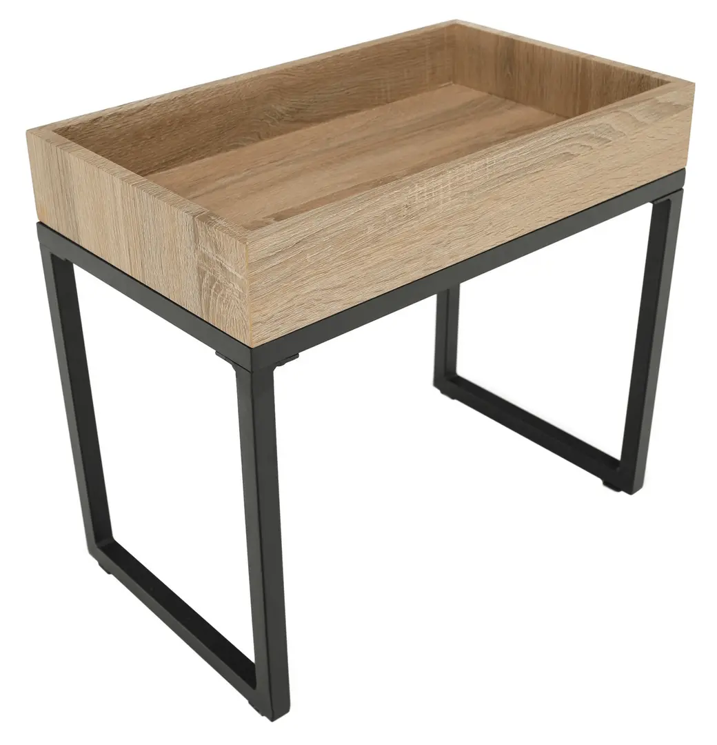Set mese pentru reviste Mobhaus Dagor (Black/Oak)