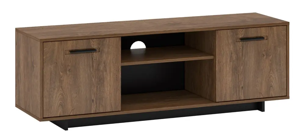 Тумба РТВ Tempo Kondela Delis B (Bolzano Oak/Black) - 4