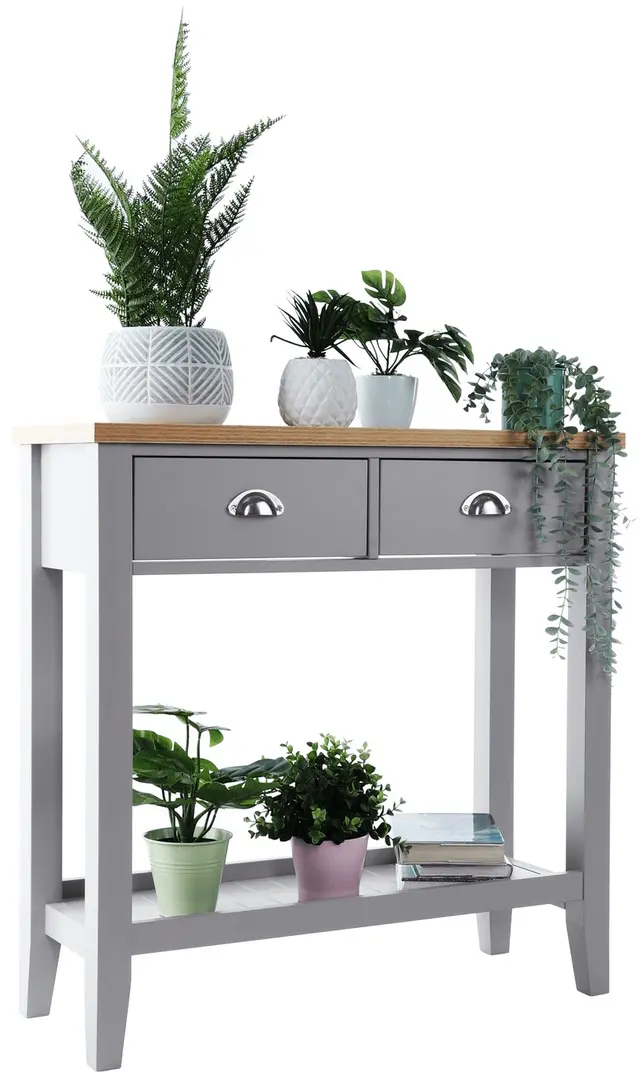 Masa auxiliara Tempo Kondela Jerevan (Gray/Light Walnut) - 2