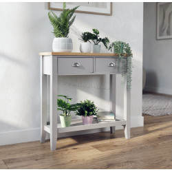Masa auxiliara Tempo Kondela Jerevan (Gray/Light Walnut)