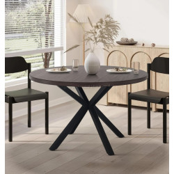 Masa Mobhaus Medor (Dark Oak/Black)