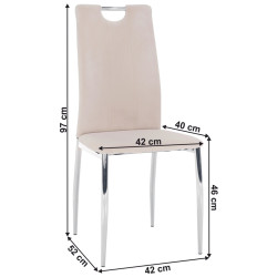 Стул Mobhaus Oliva New (Beige) Thumb