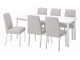 Set masa scaune Ikea Strandtorp/Bergmund/Orrsta 150/205/260cm 1+6 (Alb/Gri deschis)