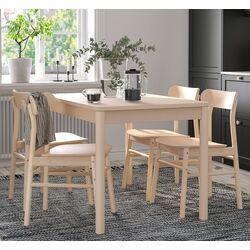 Masa extensibila Ikea Ronninge 118/173x78cm (Mesteacan) Thumb