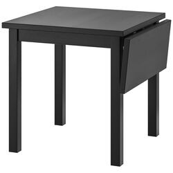 Masa extensibila Ikea Nordviken 74/104x74cm (Negru) Thumb