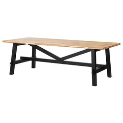 Masa Ikea Skogsta 235x100cm (Acacia/Negru) Thumb