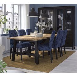 Masa Ikea Skogsta 235x100cm (Acacia/Negru)