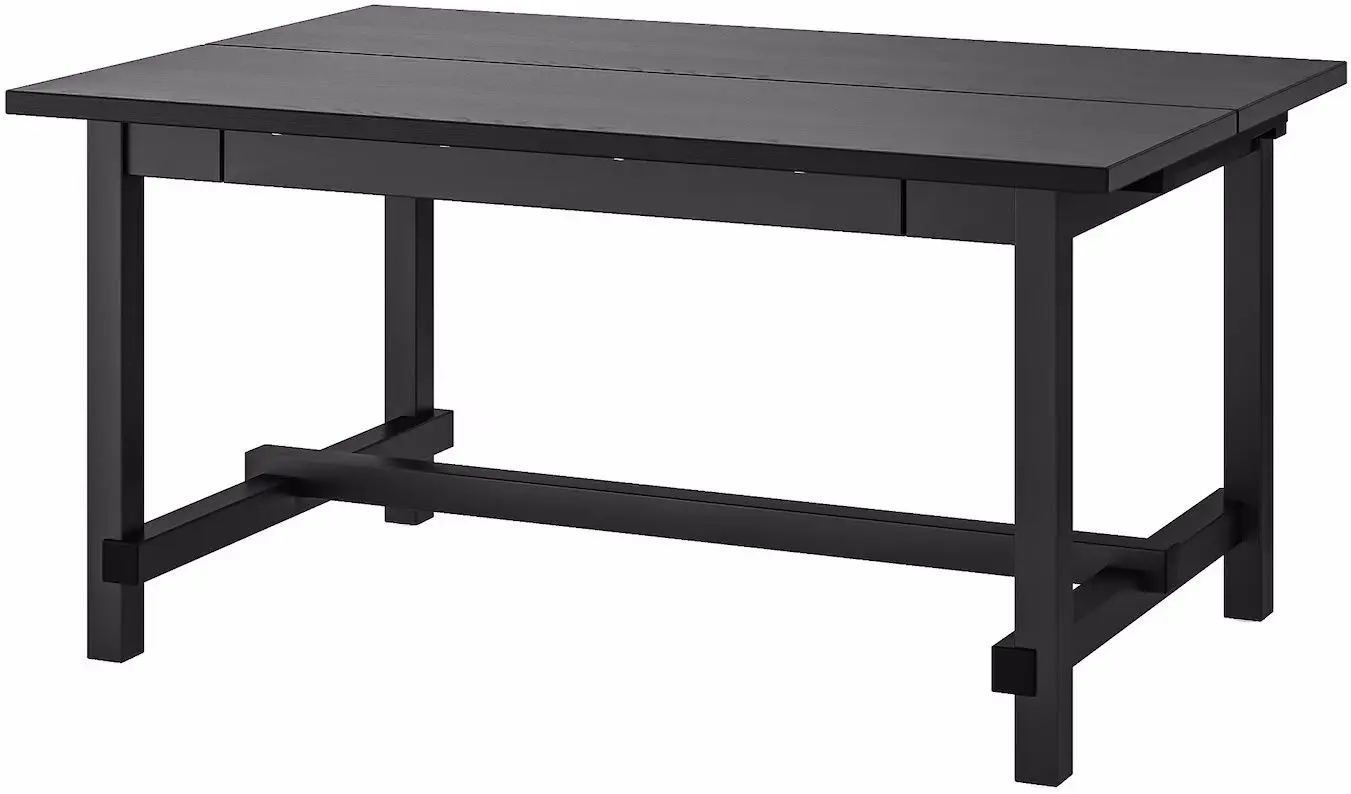 Обеденный набор Ikea Nordviken 152/223x95см 1+4 (Черный)