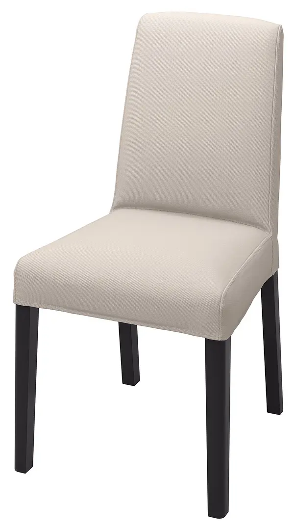 Scaun Ikea Bergmund/Hallarp (Negru/Bej)