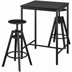 Set de sufragerie Ikea Sandsberg/Dalfred 2 scaune 67x67cm (Negru) Thumb