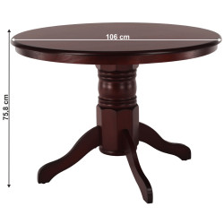 Masa Tempo Kondela Tablos 106 (Chestnut) Thumb