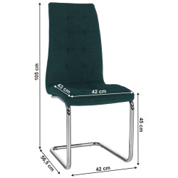 Scaun Tempo Kondela Saloma New (Emerald) Thumb