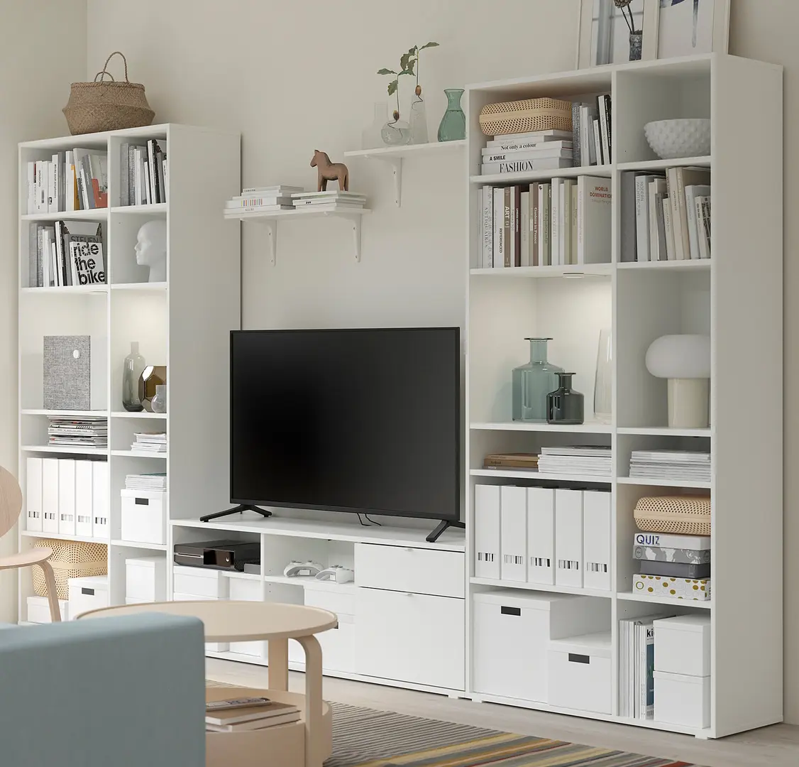 Living Ikea Vihals 337x37x200 (Alb)