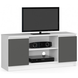 Tumba pentru TV Akord K120 2D1P (White/Graphite Gray) Thumb