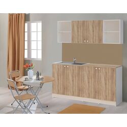 Кухня Haaus Sena 1.6м (White/Sonoma Oak)