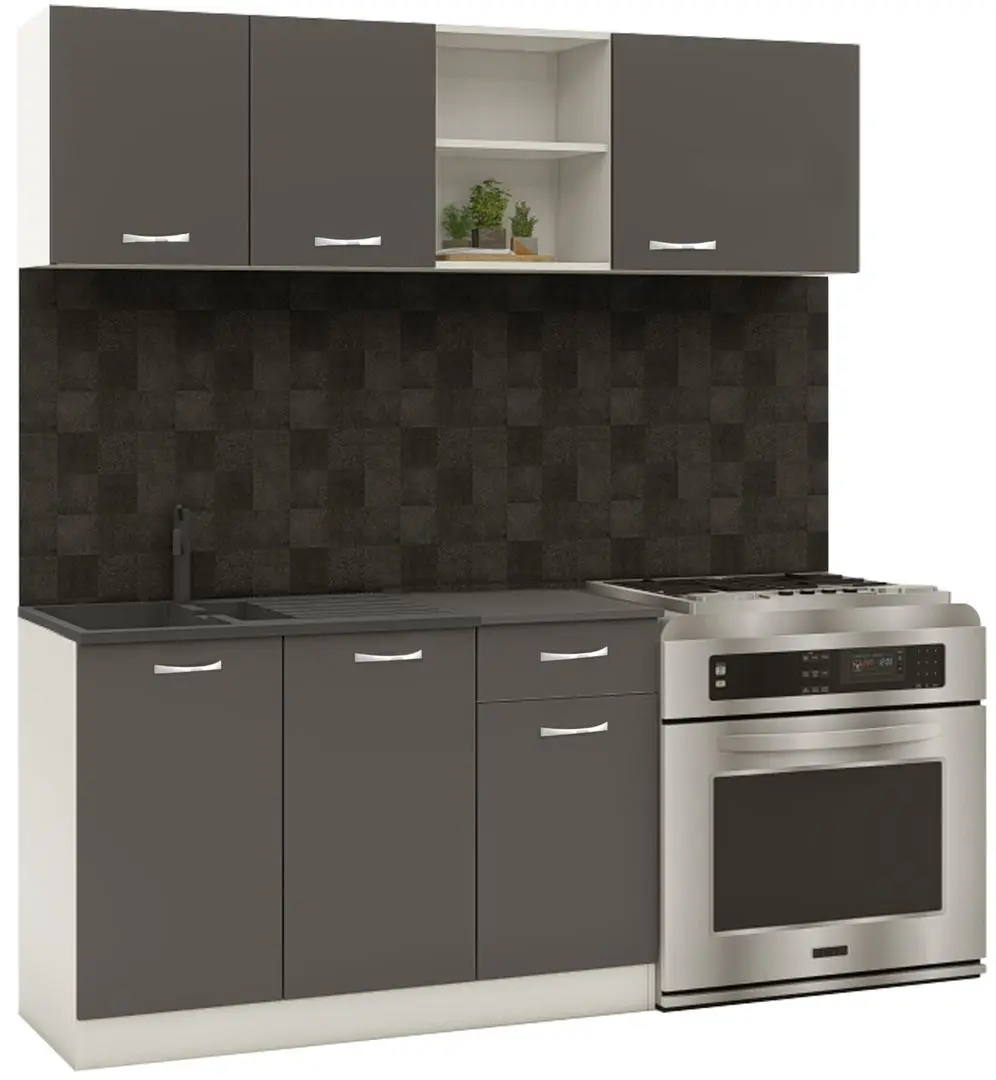 Bucatarie Haaus Kara 1.8m (White/Anthracite)