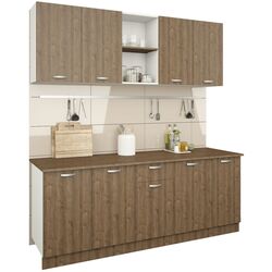 Кухня Haaus Nisa 2.0м (White/Bronze Oak) Thumb