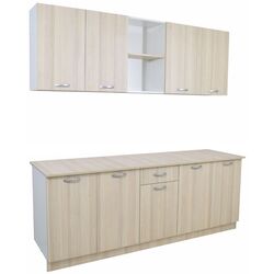 Bucatarie Haaus Nisa 2.0m (White/Elm Light) Thumb