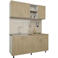 Кухня Haaus Roma 1.6м (White/Natural Wood) Thumb