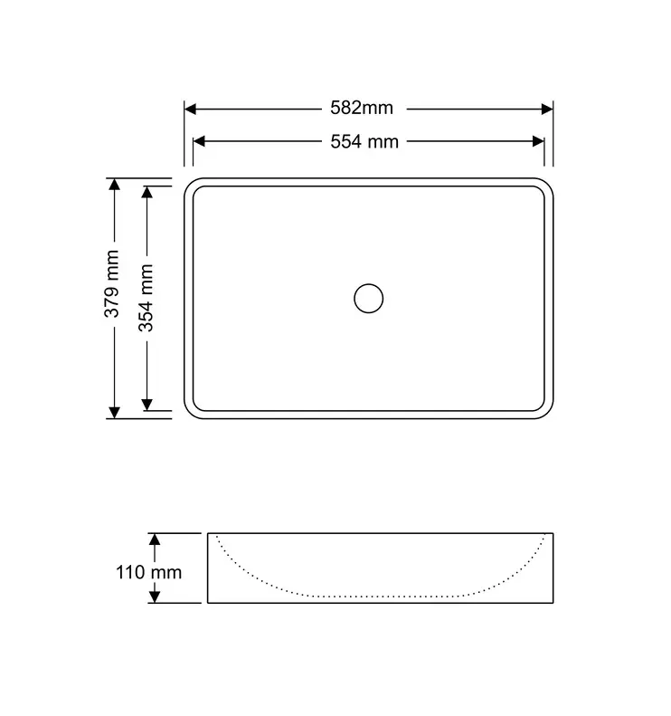 Умывальник Montebella 585x385 со смесителем Koala