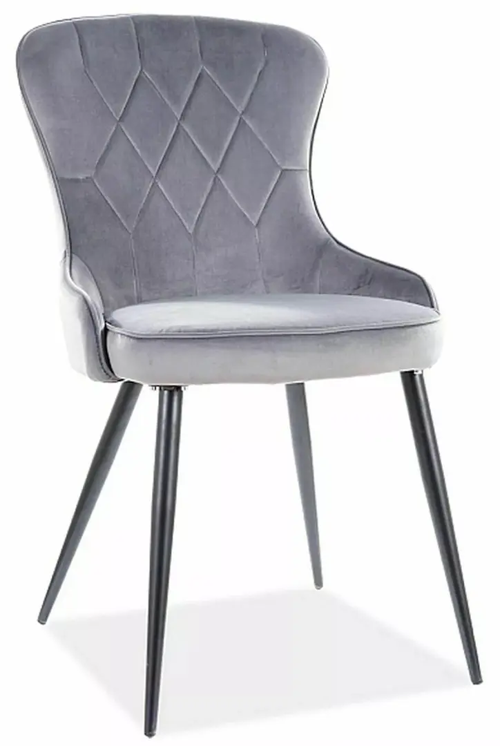 Стул Signal Lotus Velvet (Black/Gray)