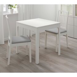 Set scaune Ikea Ekedalen/Orrsta 2buc (Alb/Gri)