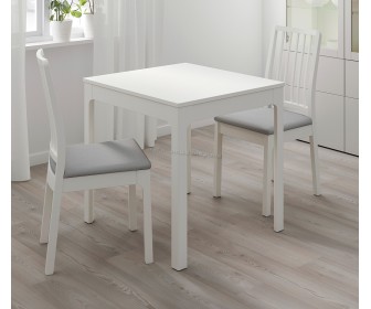 Set scaune Ikea Ekedalen/Orrsta 2buc (Alb/Gri)