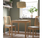 Set masa scaune Ikea Ekedalen/Orrsta 80/120cm 1+2 (Aspect stejar/Gri)