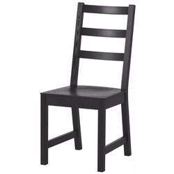 Обеденный набор Ikea Skogsta/Nordviken 235x100см 1+6 (Акация/Черный) Thumb