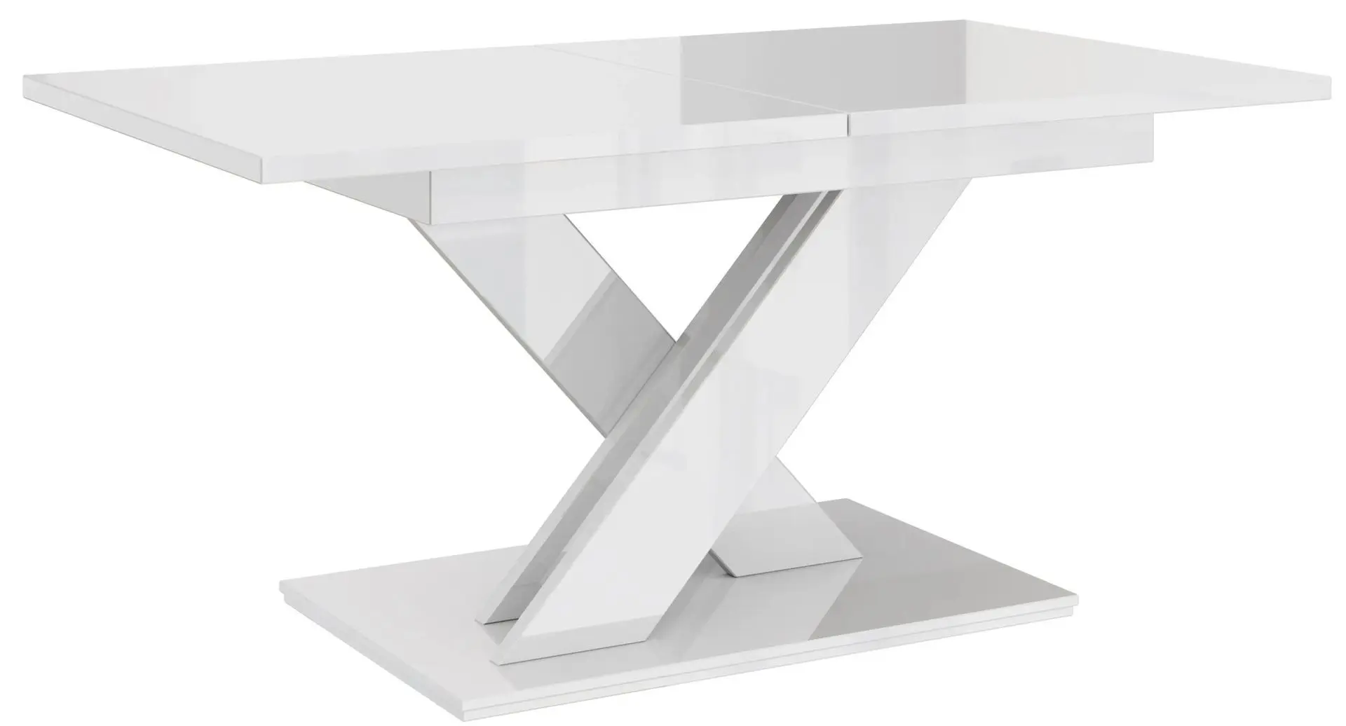 Masa extensibila Prospero Bronx (White Gloss)