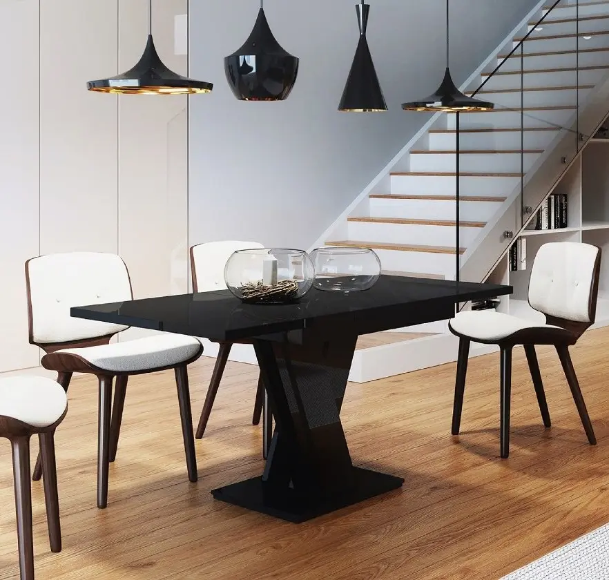 Masa extensibila Prospero Masiv (Black Gloss)