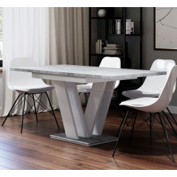 Masa extensibila Prospero Masiv (White/Stone)