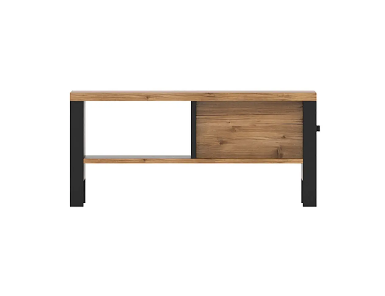 Masa pentru reviste Helvetia Olin №99 (Spruce Appenzeller/Black Matt)