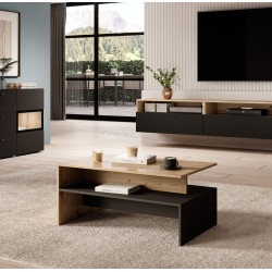 Masa pentru reviste Helvetia Baros №99 (Artisan Oak/Black Matt)