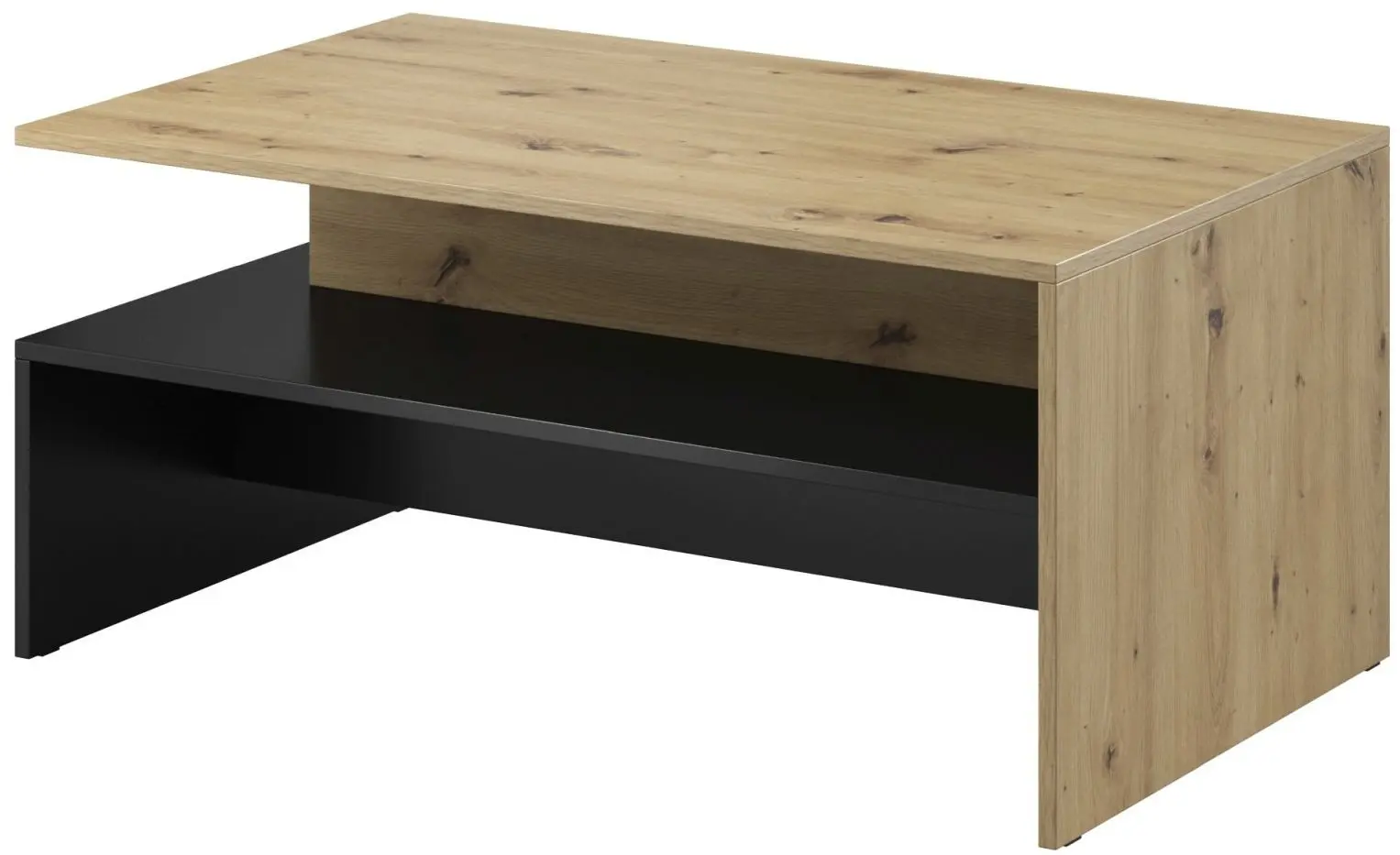 Masa pentru reviste Helvetia Baros №99 (Artisan Oak/Black Matt)