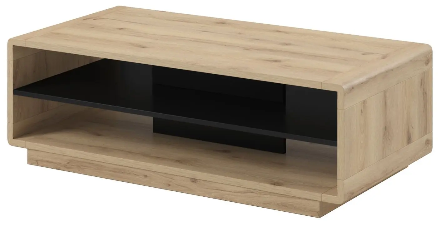 Masa pentru reviste Helvetia Aston №99 (Black Matt/Taurus Oak)